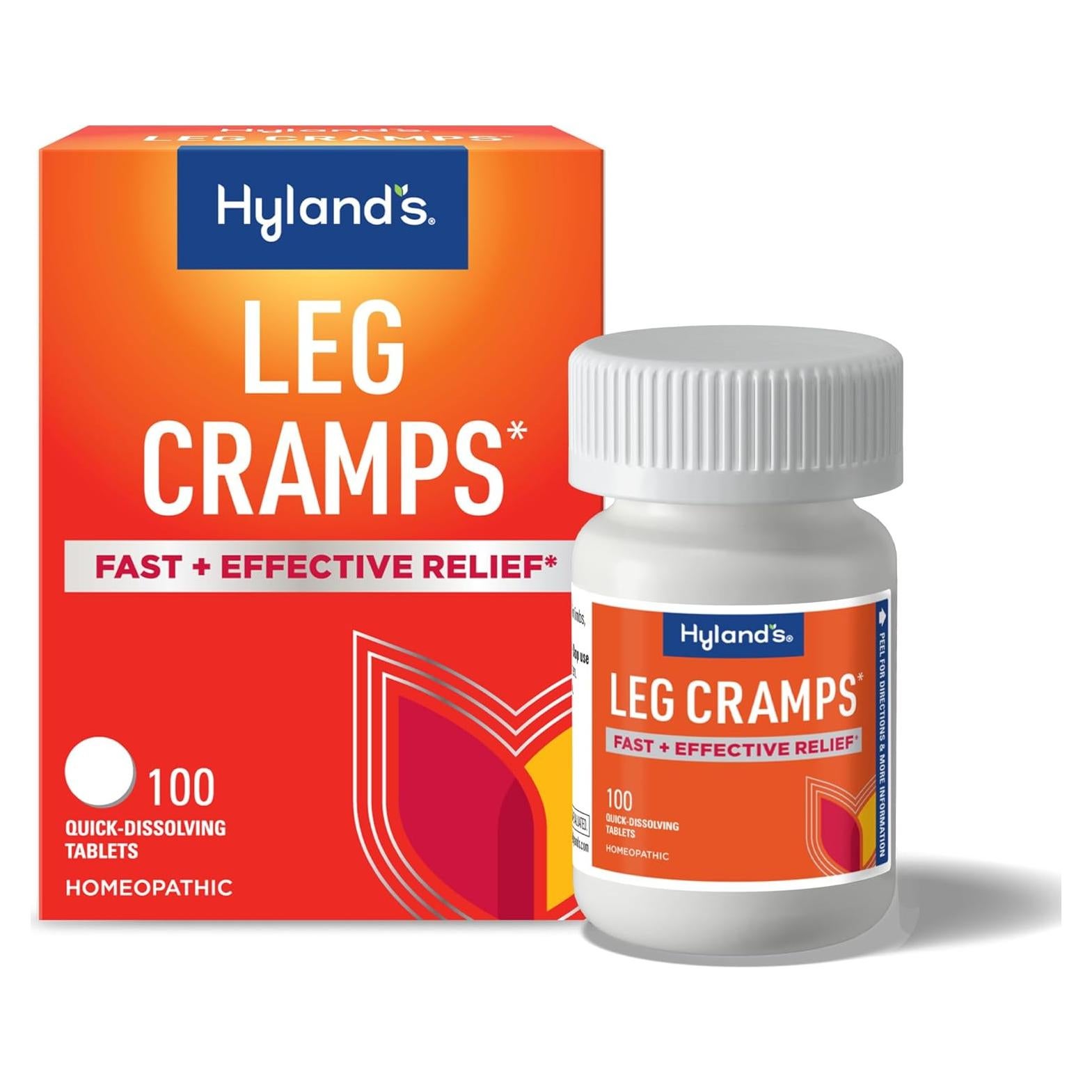 Tabletas para Calambres en Piernas Hyland 100 Unidades Alivio Natural