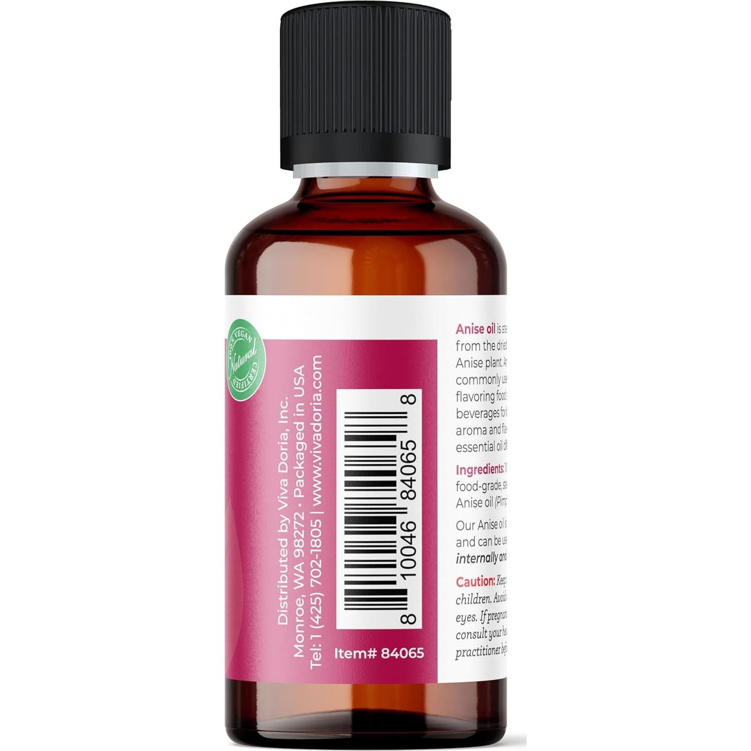 Aceite Esencial de Anís Viva Doria 100% Puro 30 mL