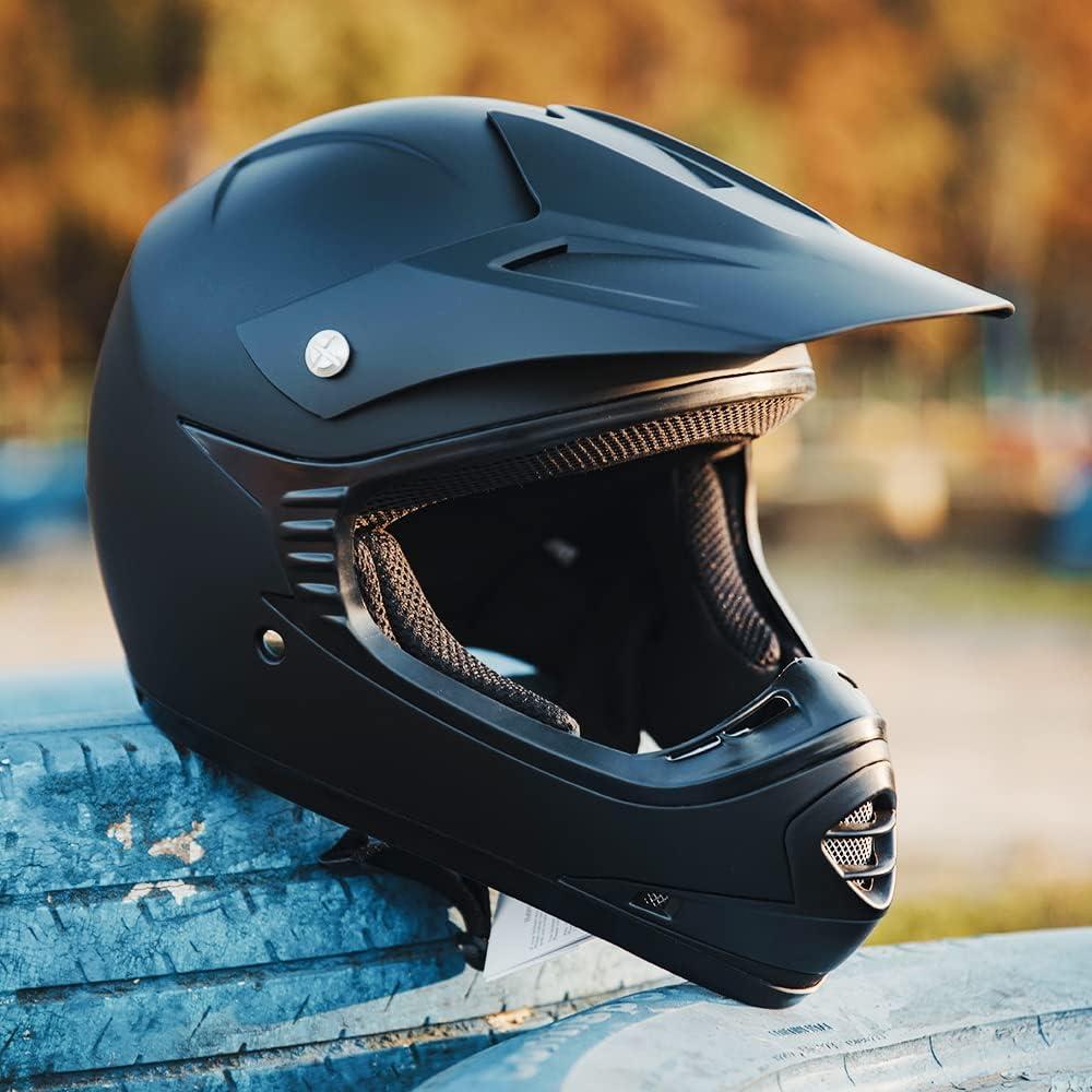 Casco de Motocross ILM B07 para Niños con Gafas y Guantes