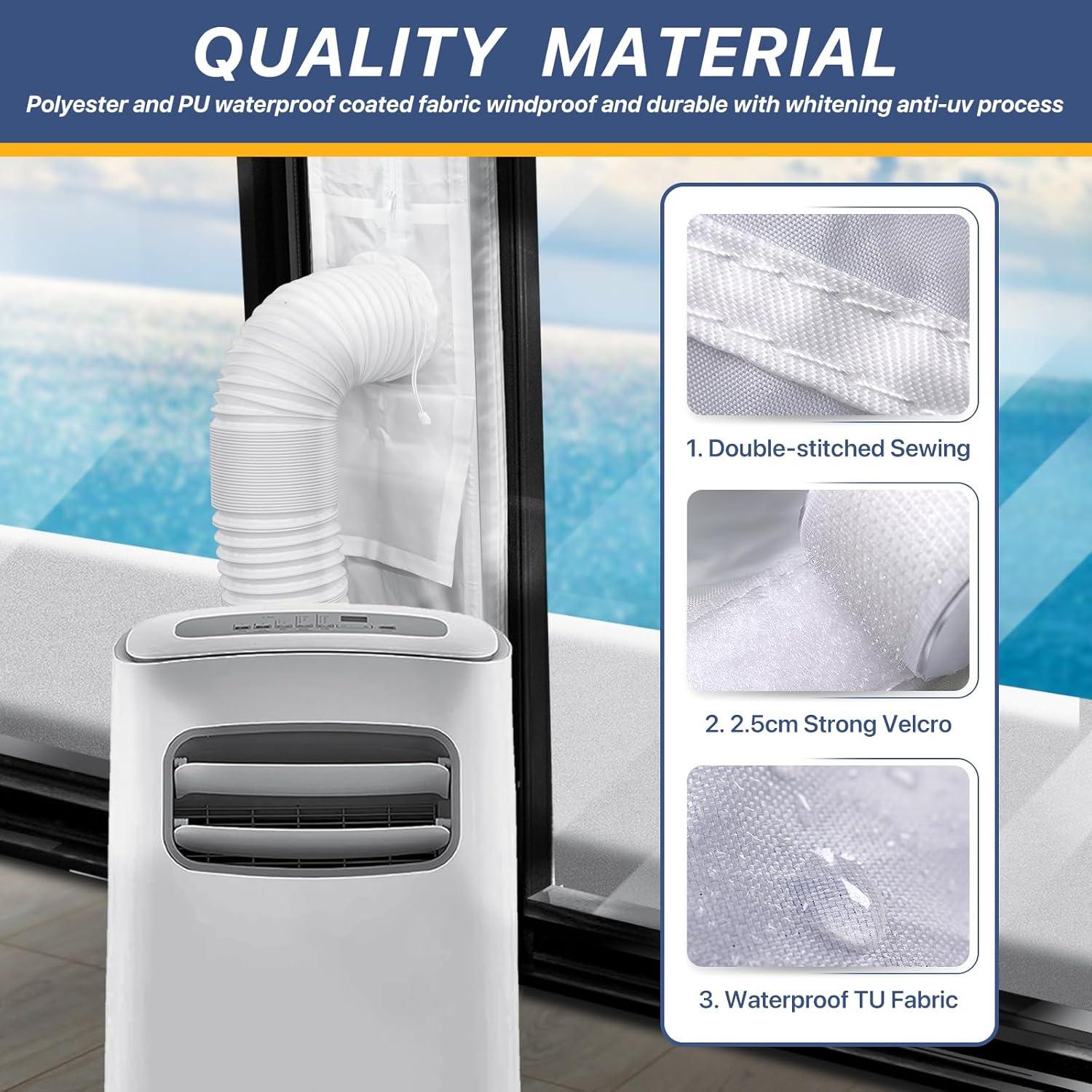 Kit de Sello para Puerta Deslizante LOVIGA 10x75-91" (25x192-232cm)