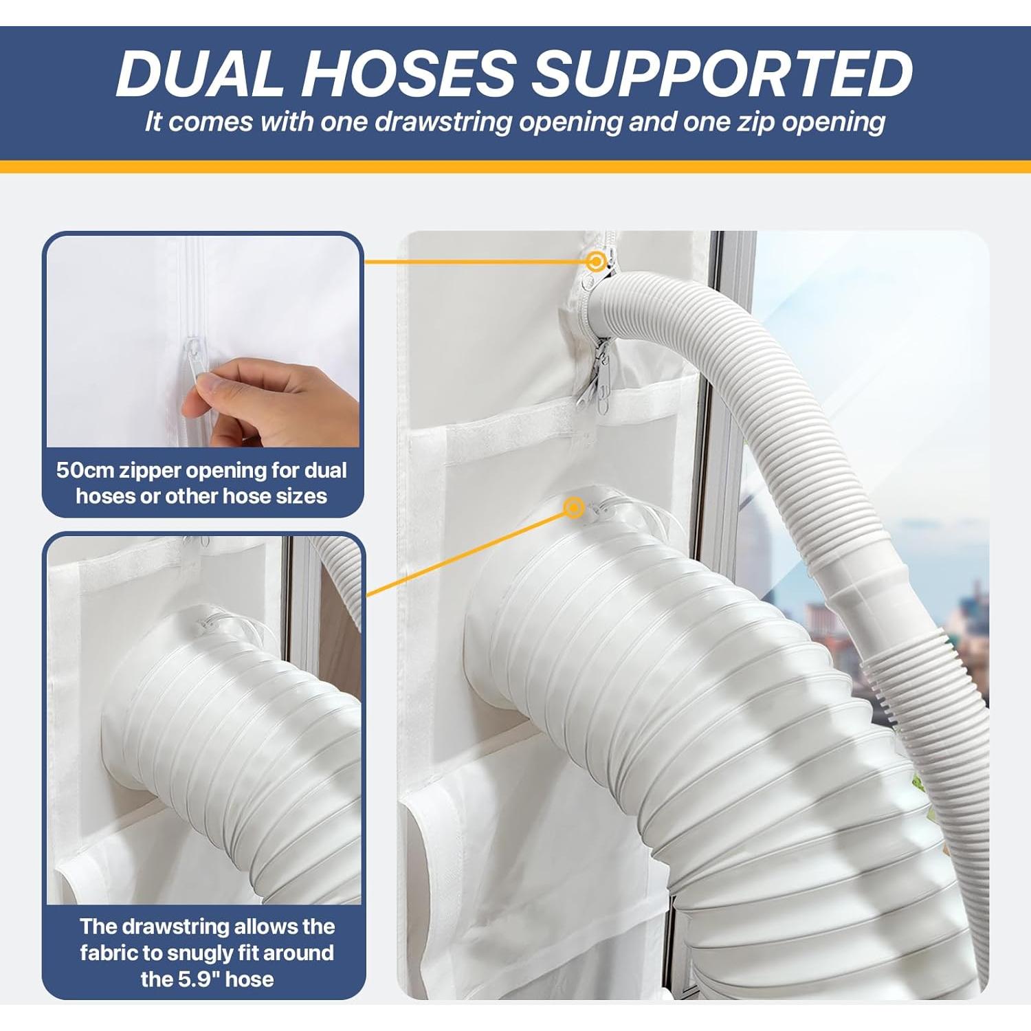 Kit de Sello para Puerta Deslizante LOVIGA 10x75-91" (25x192-232cm)