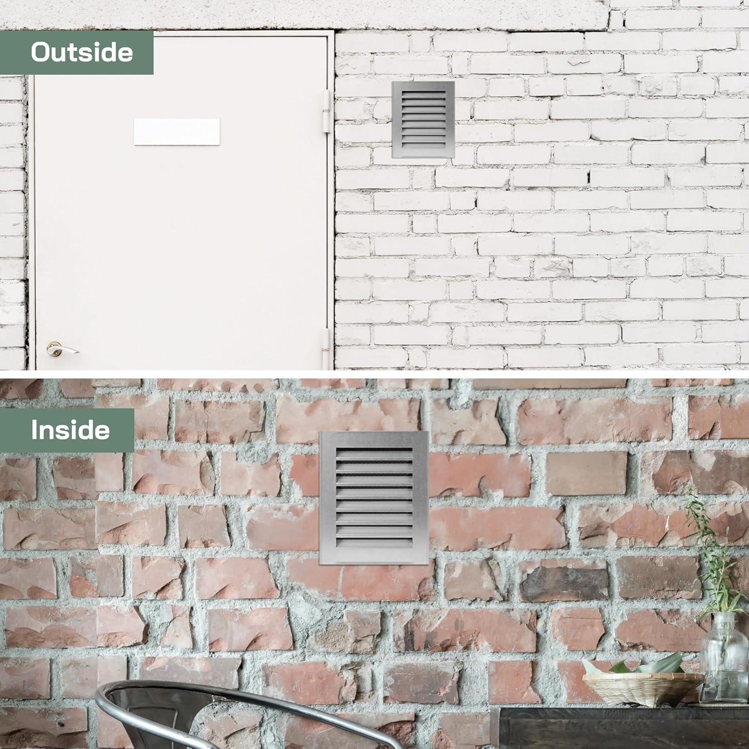 Rejilla de Ventilación 21 x 26 cm Vent Systems Galvanizada