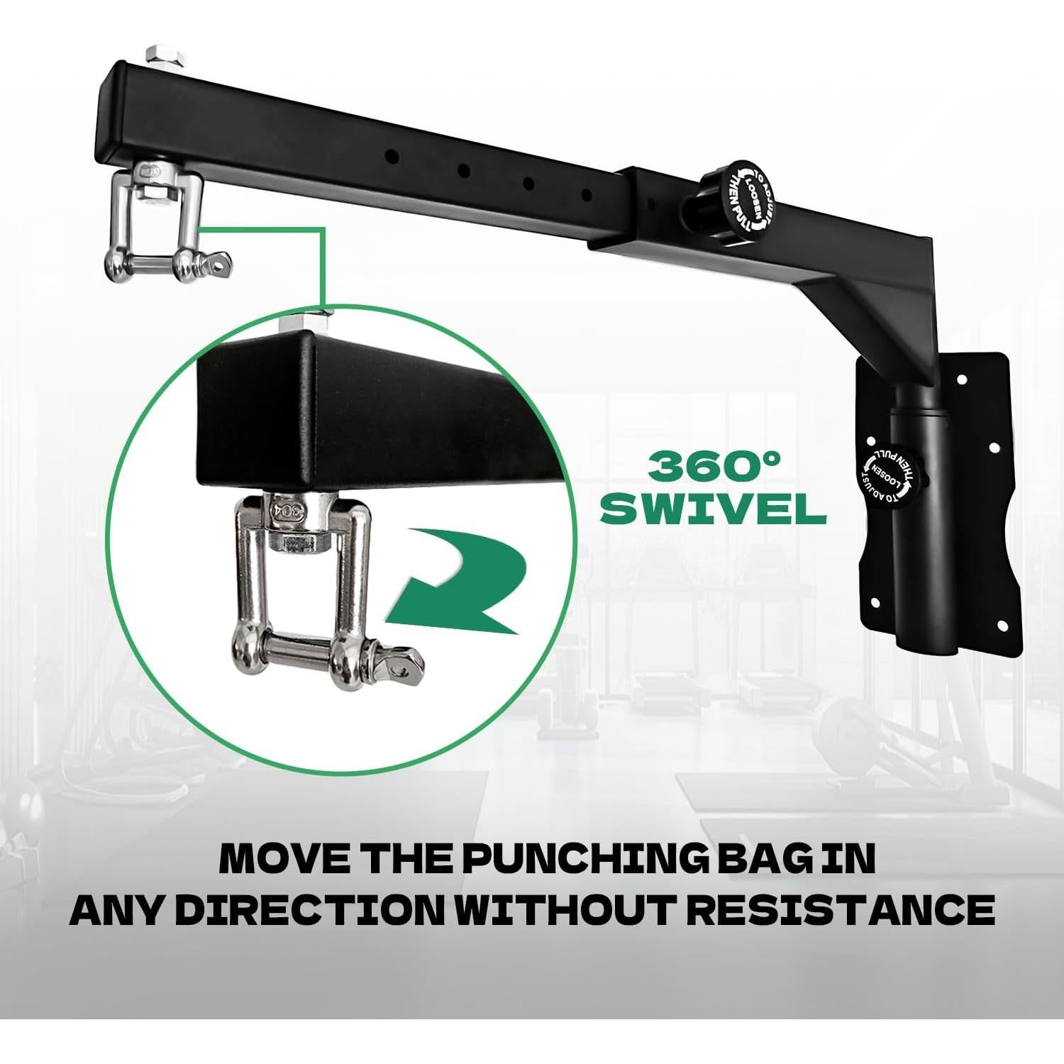 Soporte para Saco de Boxeo LTSEAME Ajustable 44.5-66.8 cm