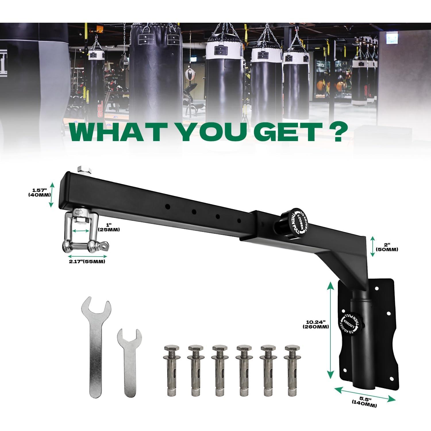 Soporte para Saco de Boxeo LTSEAME Ajustable 44.5-66.8 cm