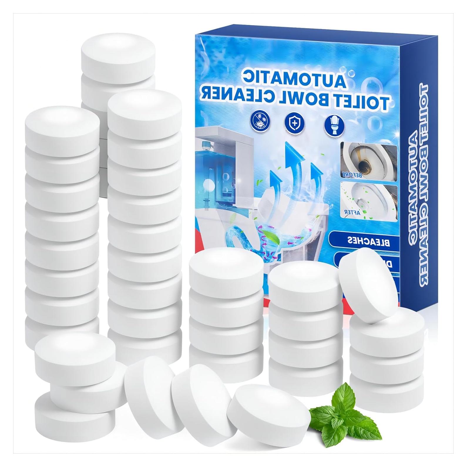 Tabletas Limpiadoras de Inodoro G · PEH 40 Unidades Eficientes