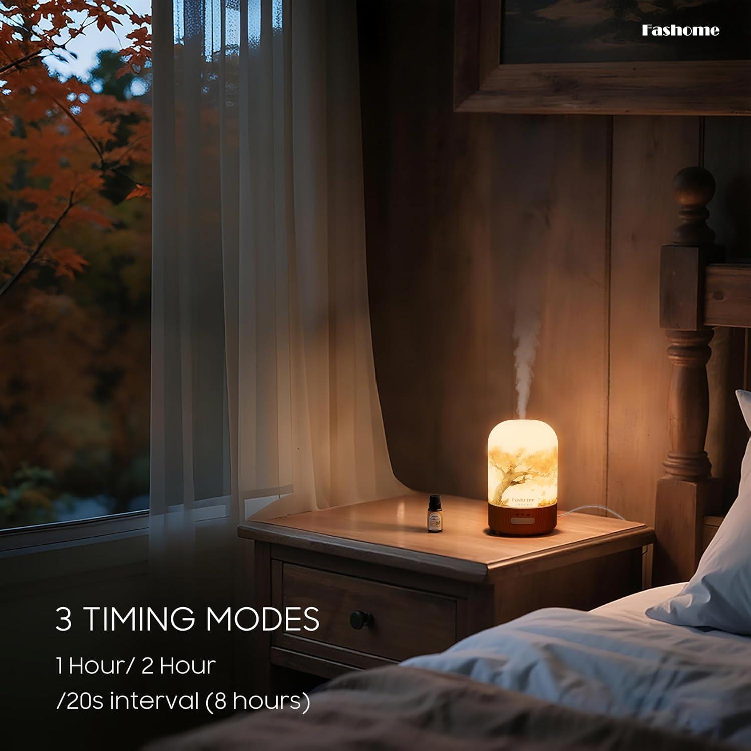 Difusor de Aromaterapia Fashome 100ML Otoño-Incienso 6 en 1