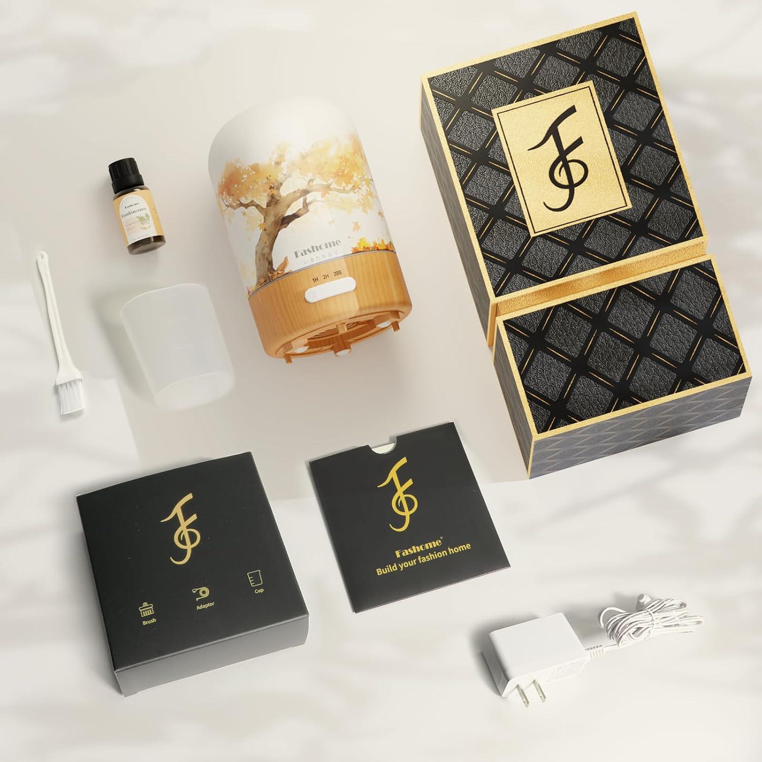 Difusor de Aromaterapia Fashome 100ML Otoño-Incienso 6 en 1