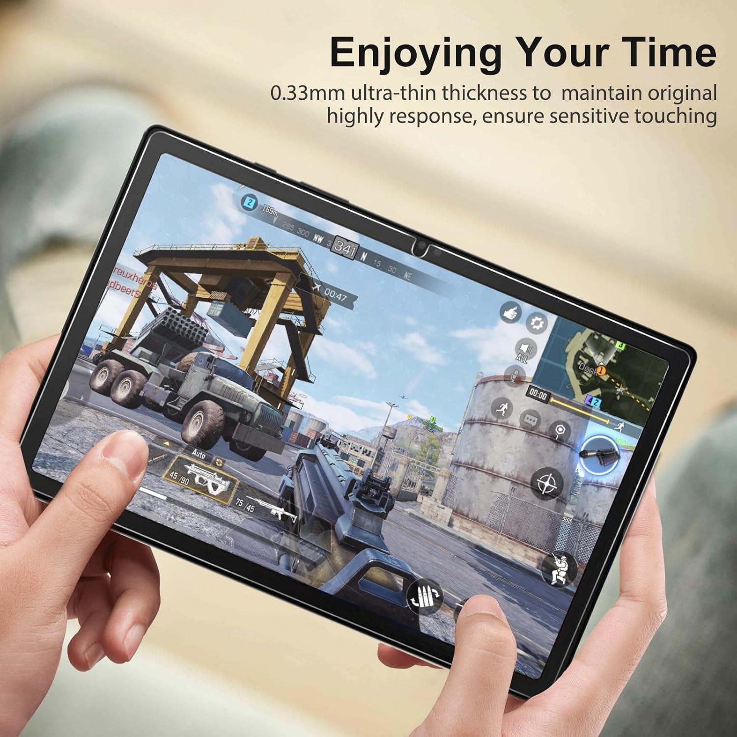 SPARIN Protector de Pantalla Vidrio Templado para Galaxy Tab A8 10.5"