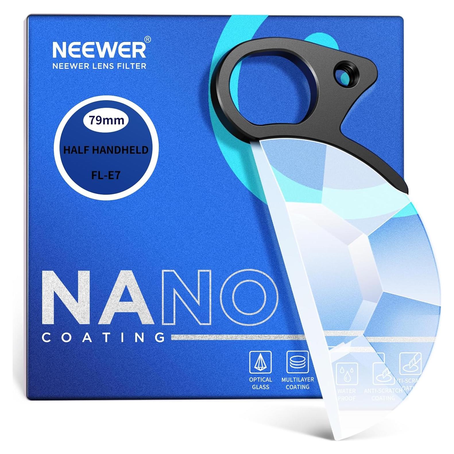 Filtro Prismático Semicircular NEEWER 79mm de Vidrio K9