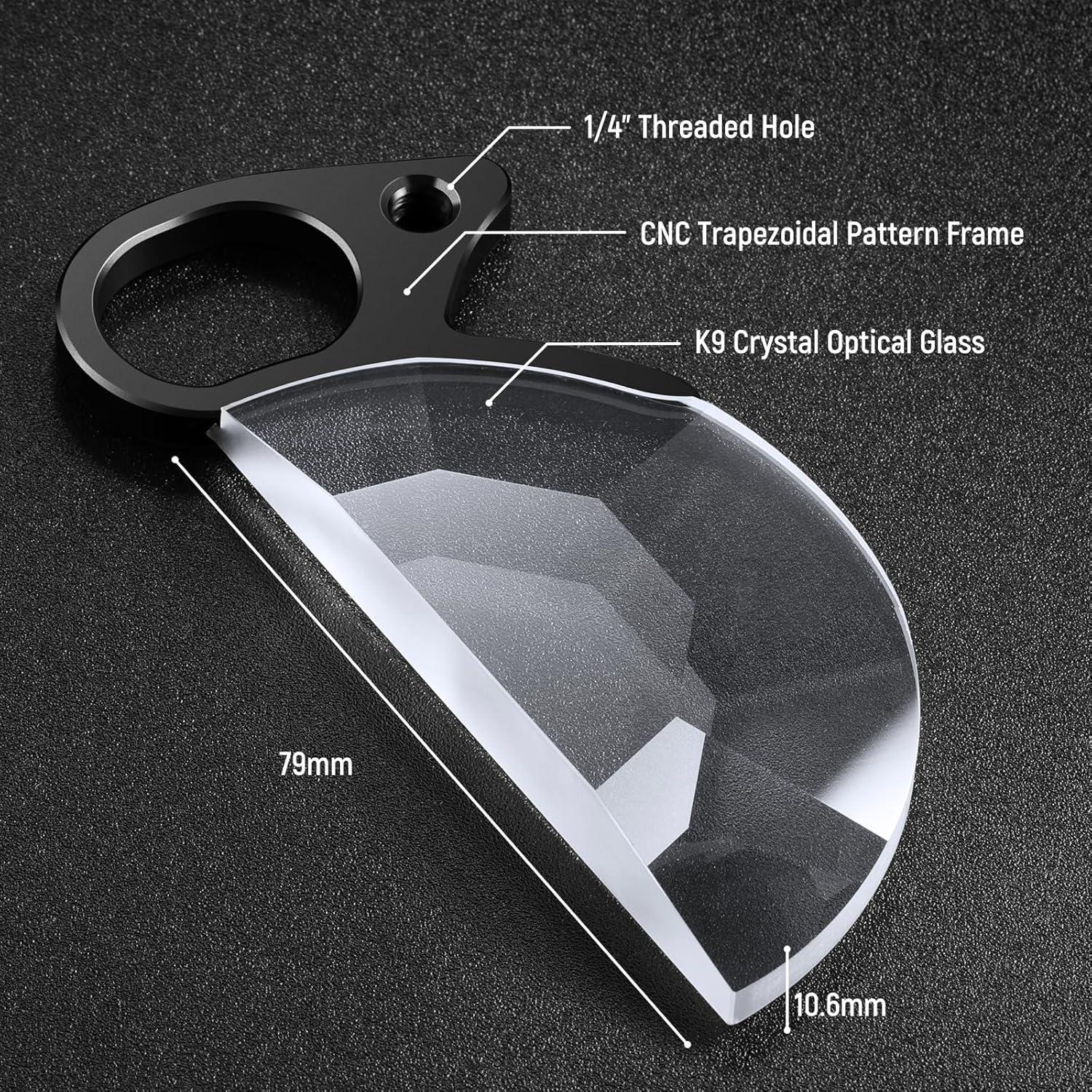 Filtro Prismático Semicircular NEEWER 79mm de Vidrio K9