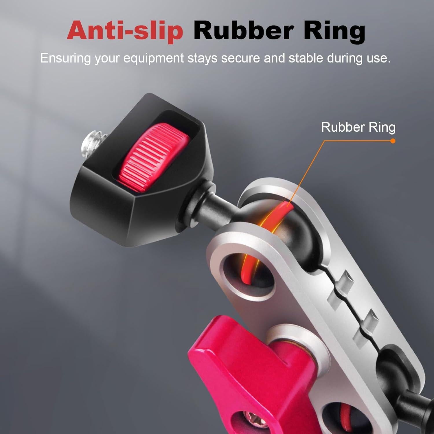 Brazo Mágico Doble Cabeza Esférica CAME-TV 64005 Aluminio