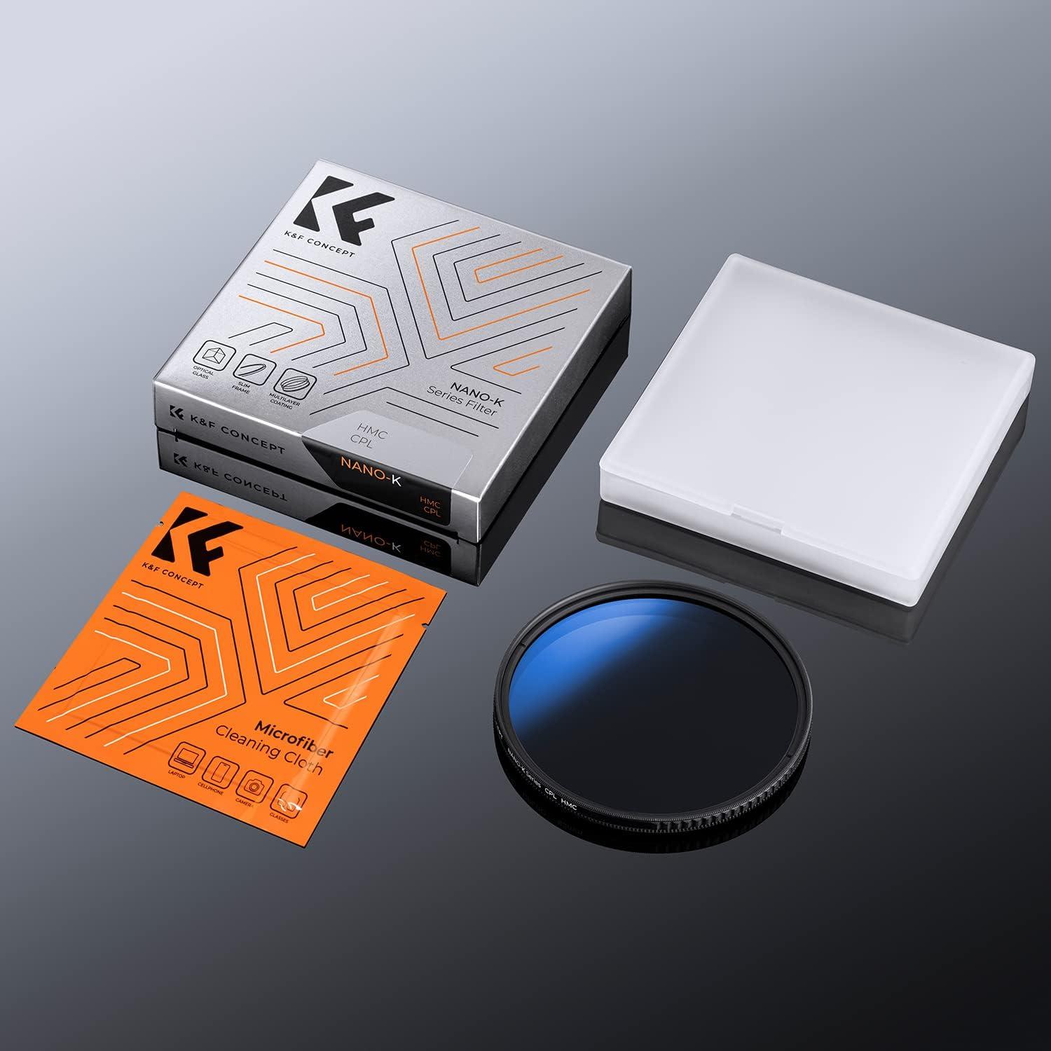 Filtro Polarizador Circular K&F Concept 37mm Ultra Delgado