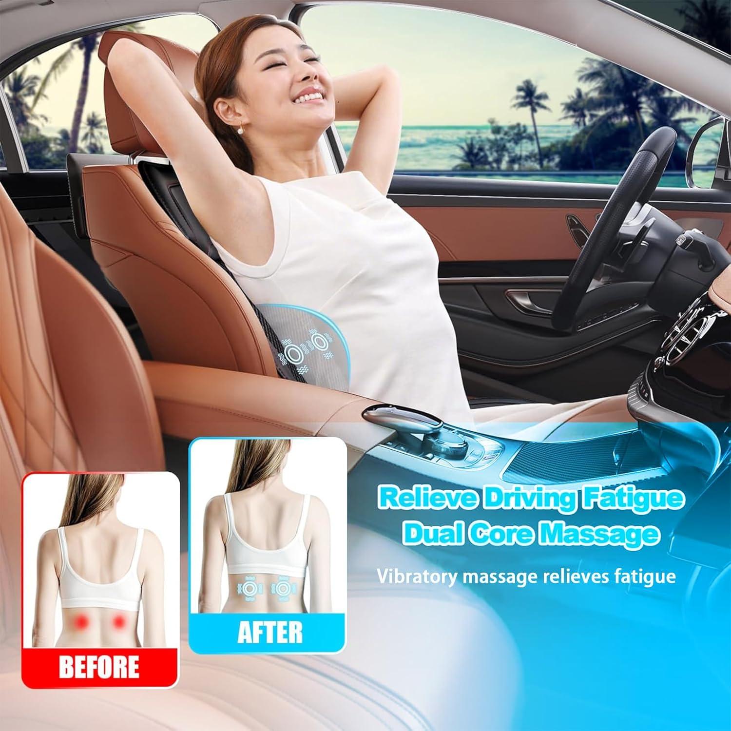 Funda de Asiento Enfriadora 12V LGNORA con Masaje y 16 Ventiladores