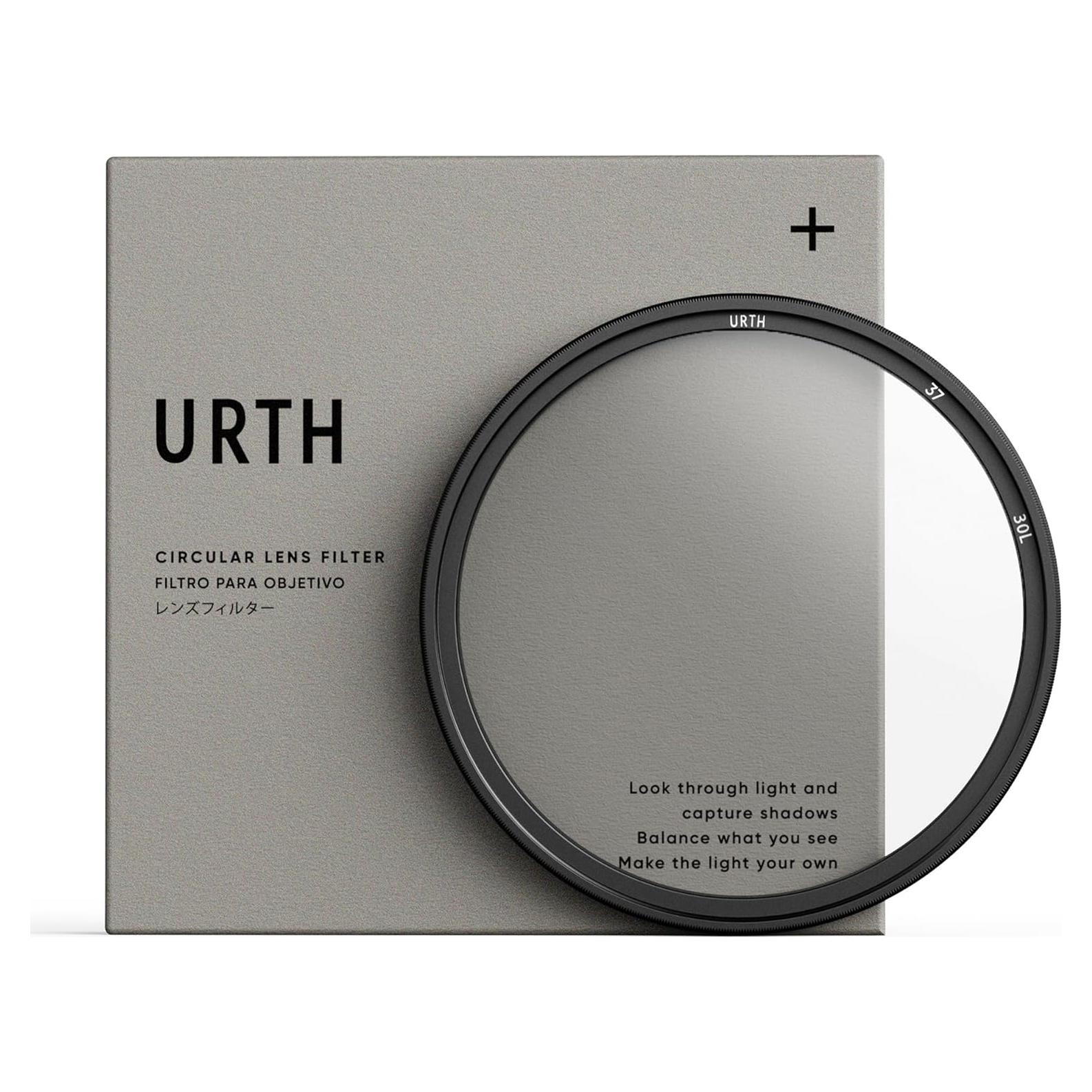 Filtro UV Urth Plus+ 37mm - Protección Lente Nano 30 Capas