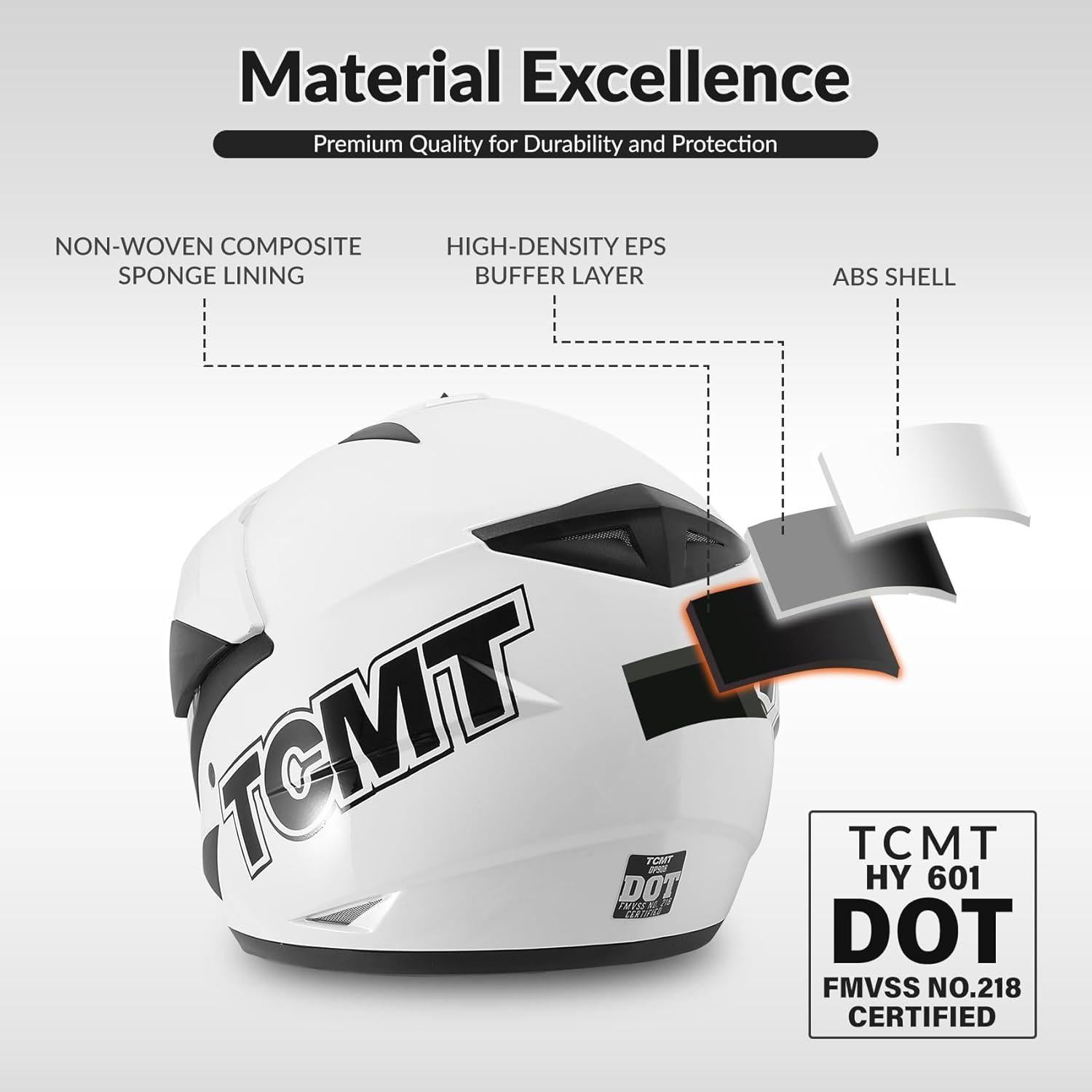 Casco Integral TCMT Off-Road Unisex Adulto Talla XL