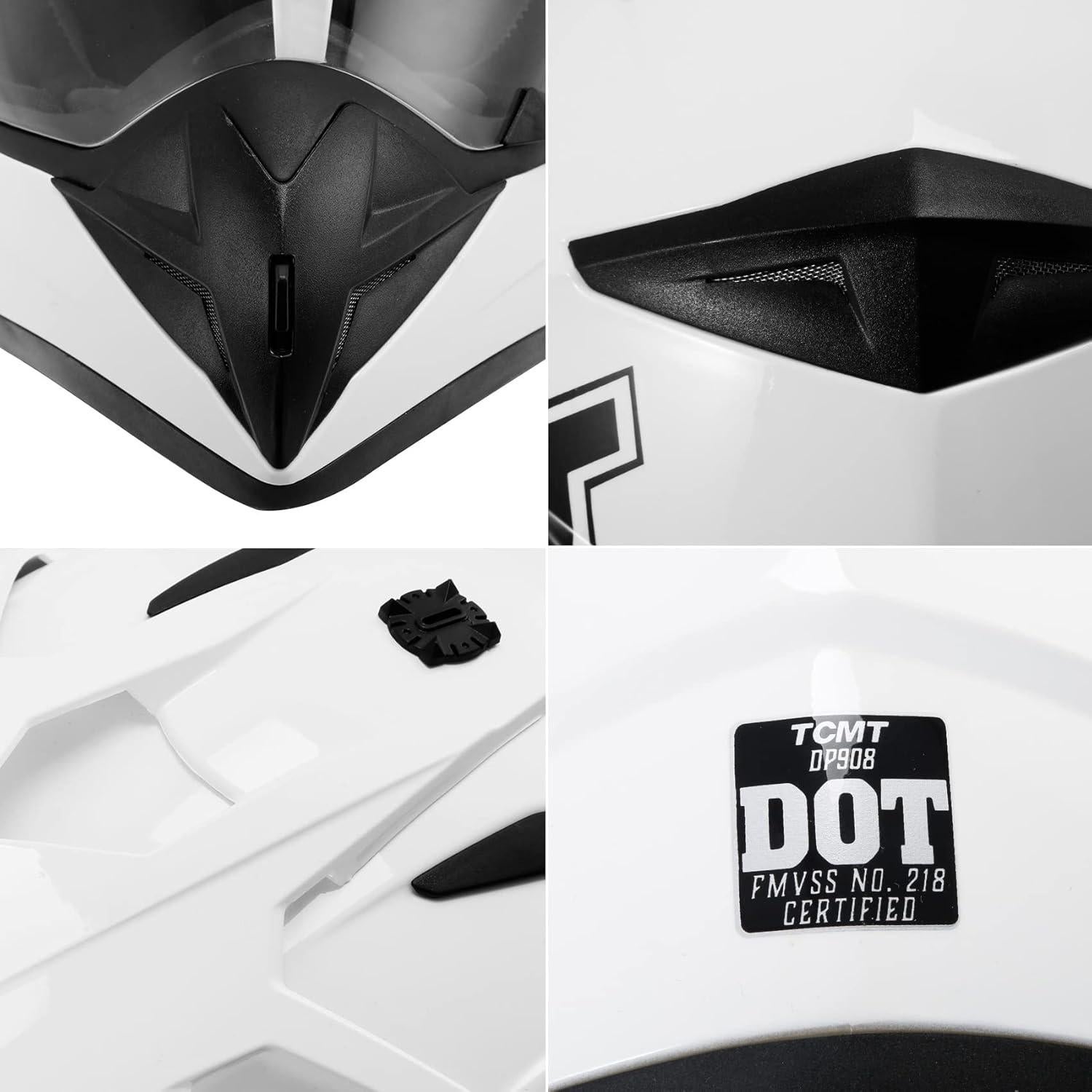 Casco Integral TCMT Off-Road Unisex Adulto Talla XL