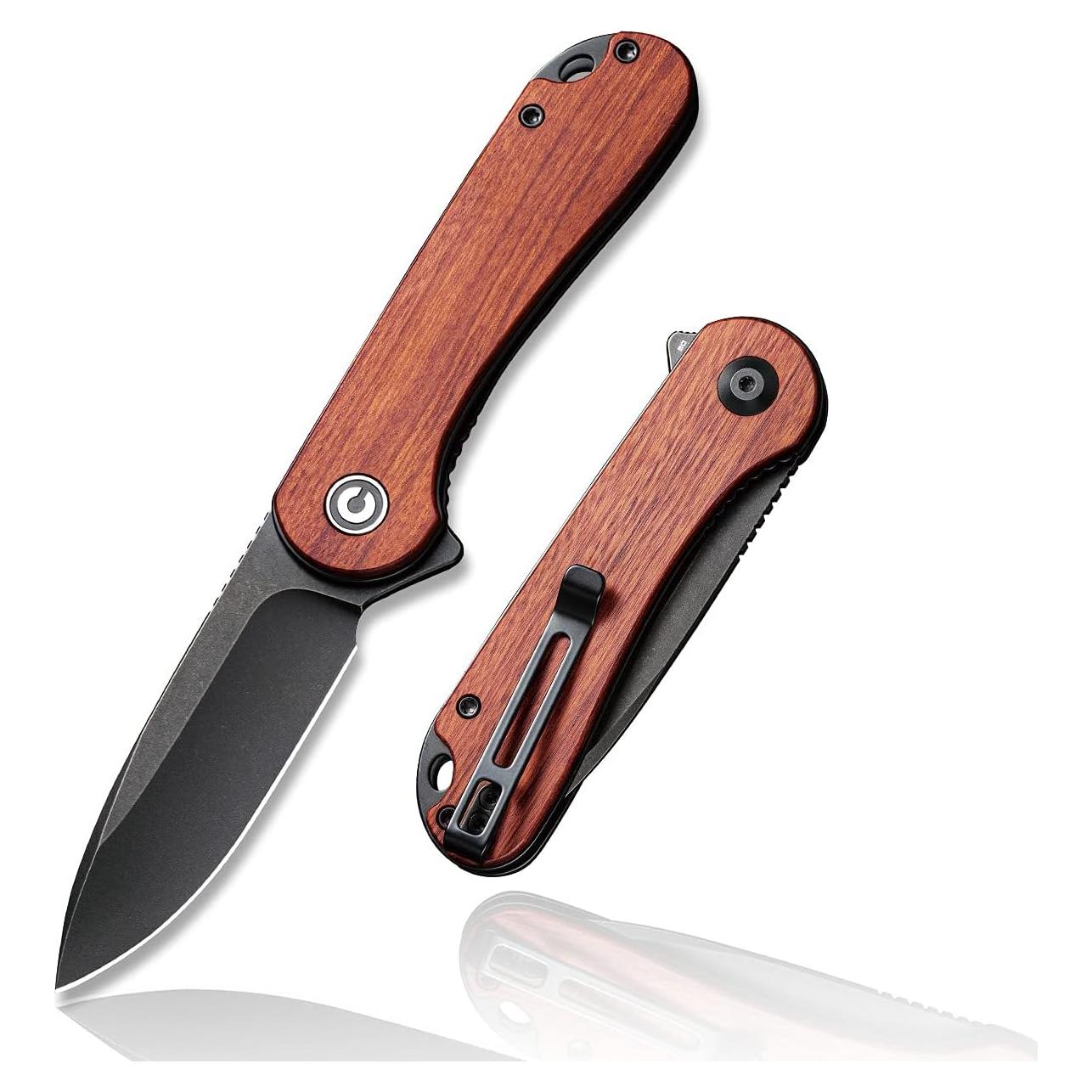 Cuchillo Plegable CIVIVI Elementum C907U D2 7.6 cm Madera