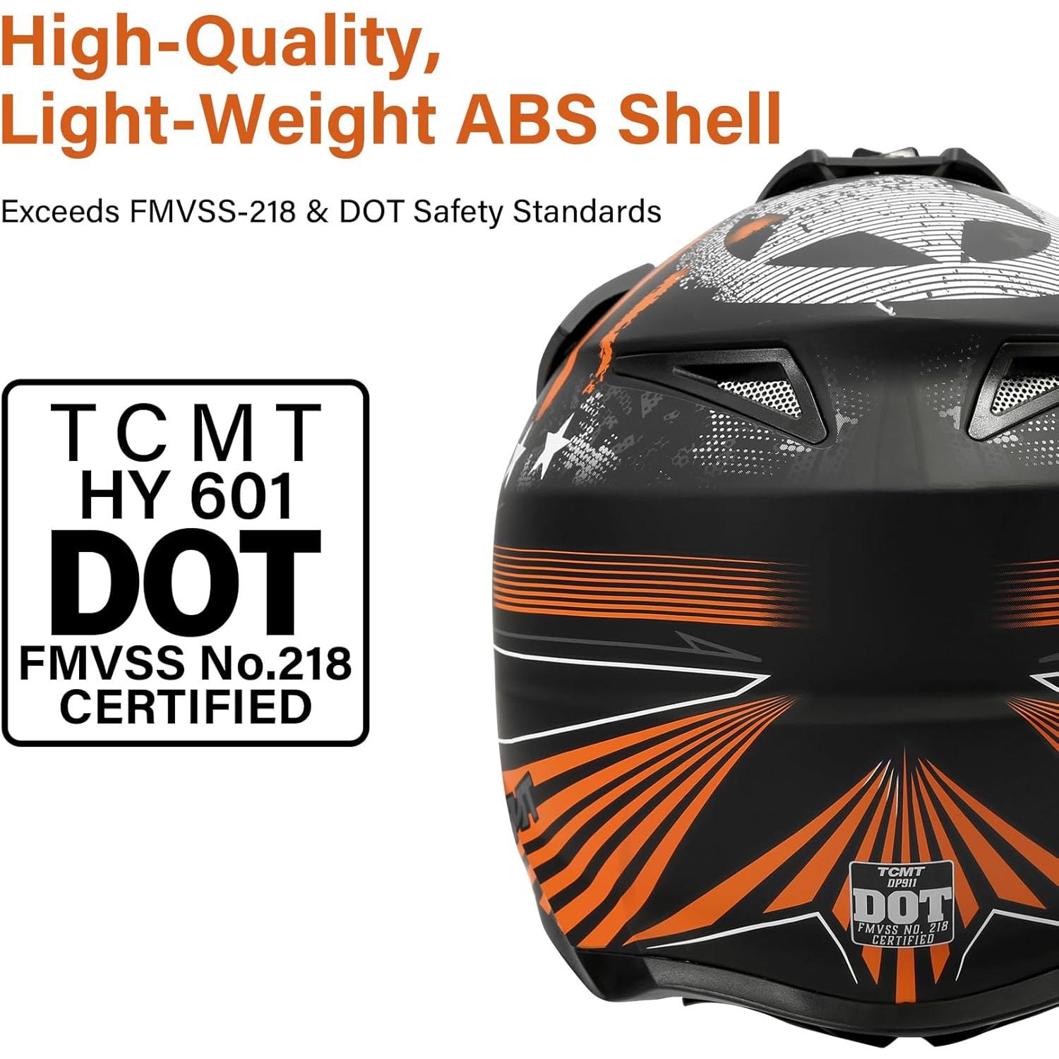 Casco Integral TCMT Off-Road Unisex Adulto 55-64 cm