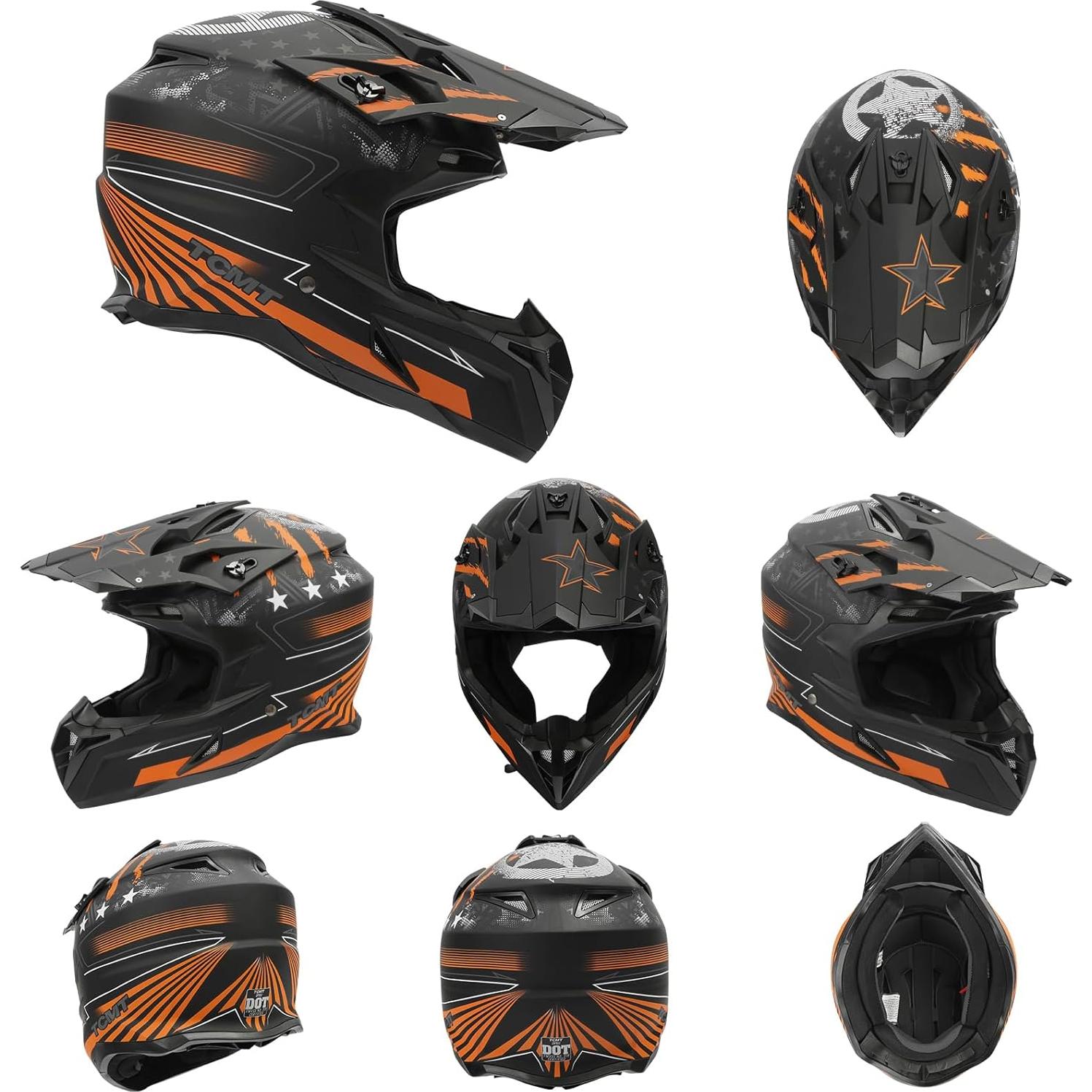 Casco Integral TCMT Off-Road Unisex Adulto 55-64 cm