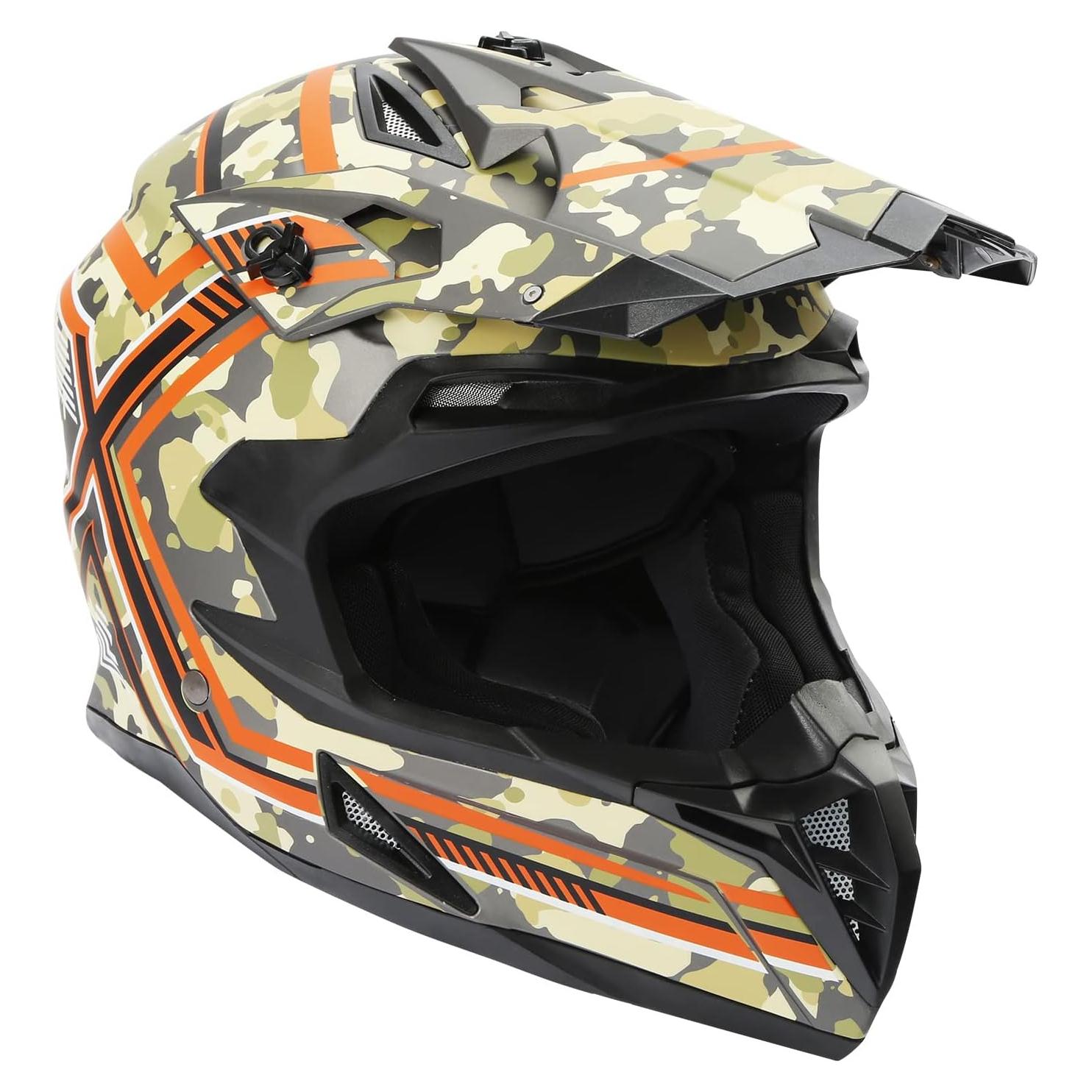 TCMT Casco Integral Off-Road Unisex Adulto M-L-XL-XXL