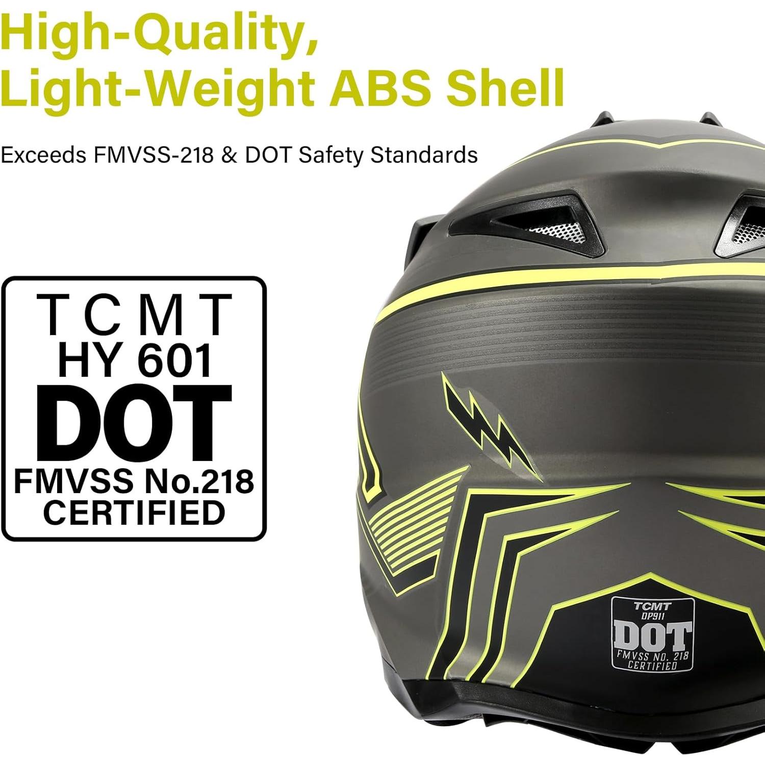 Casco Integral TCMT Off-Road Unisex Adulto 55-64 cm