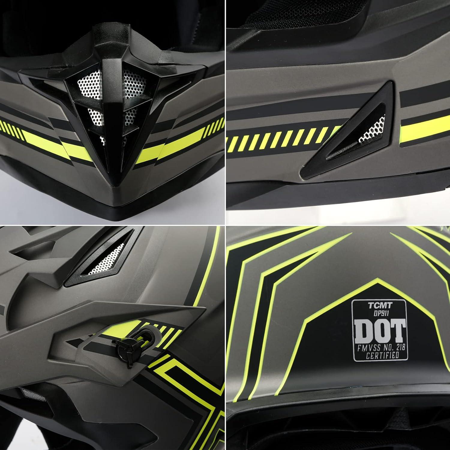 Casco Integral TCMT Off-Road Unisex Adulto 55-64 cm