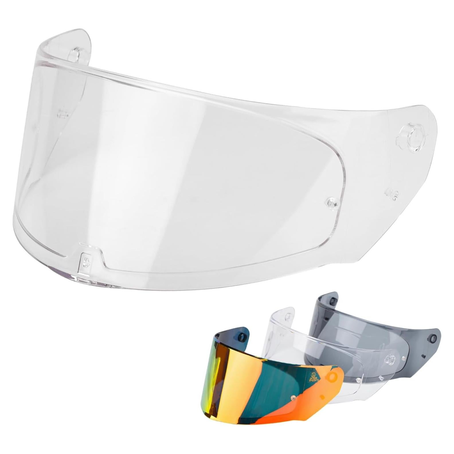 Visera de Casco de Motocicleta RIDLOG Transparente Compatible LS2