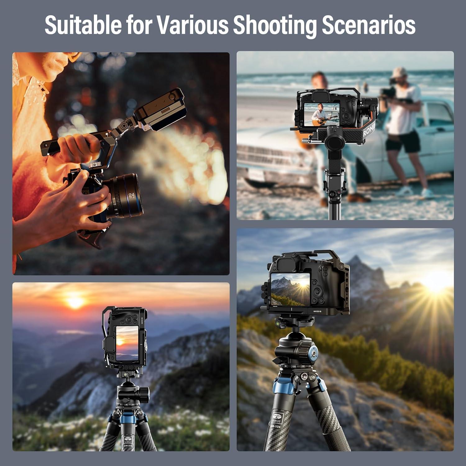 Jaula de Cámara SIRUI para Canon EOS R8 con Placa Rápida