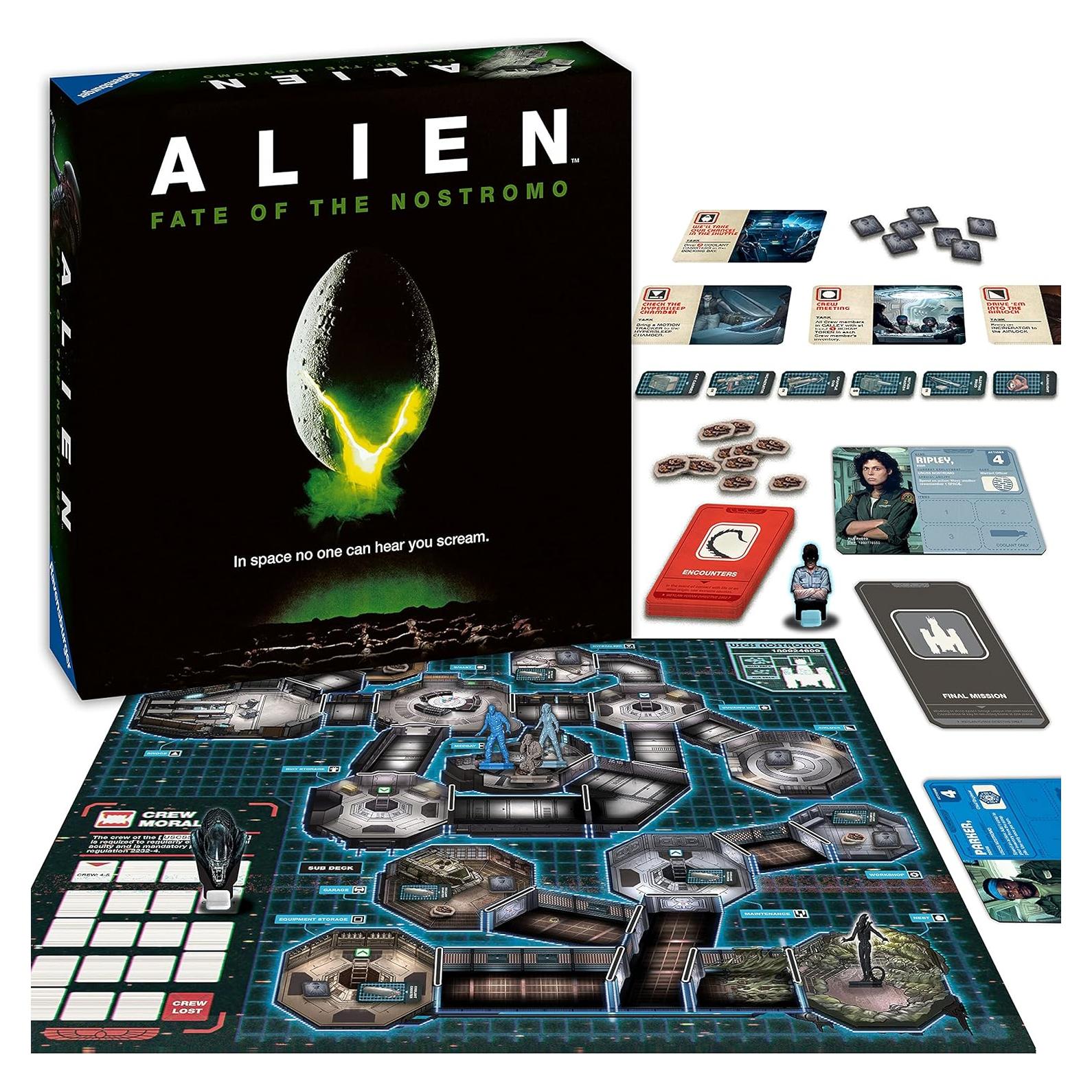Juego de Mesa Alien: El destino del Nostromo Ravensburger - Estrategia Cooperativa
