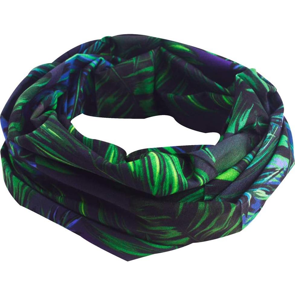 Gaiter Cuello Obacle 3D Verde Púrpura para Hombres y Mujeres