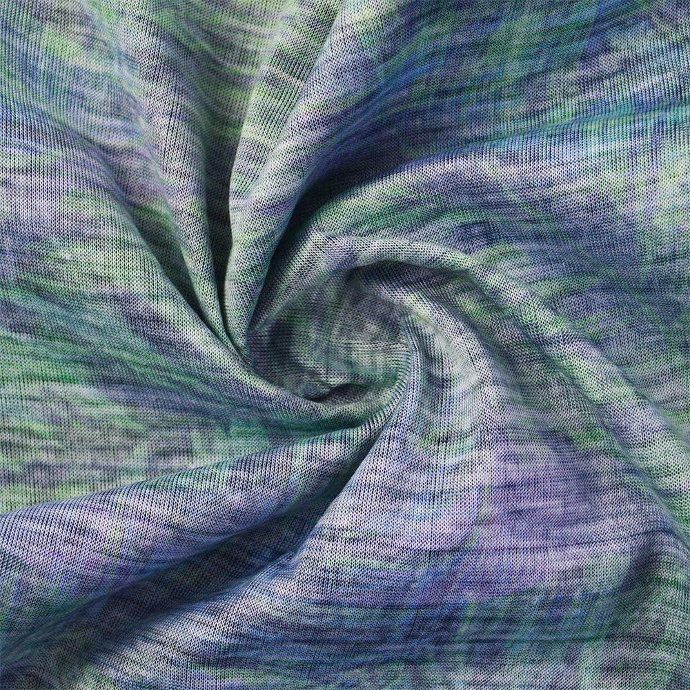 Gaiter Cuello Obacle 3D Verde Púrpura para Hombres y Mujeres