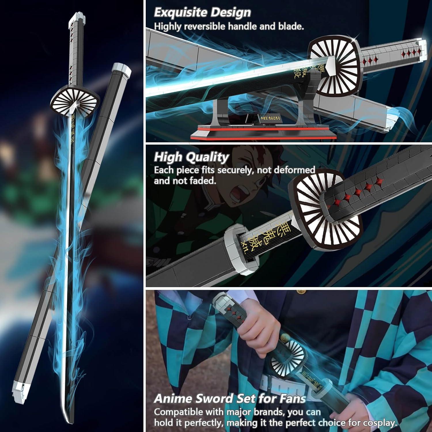 Set de Construcción Espada Tanjirou HIGH GODO 759 Piezas