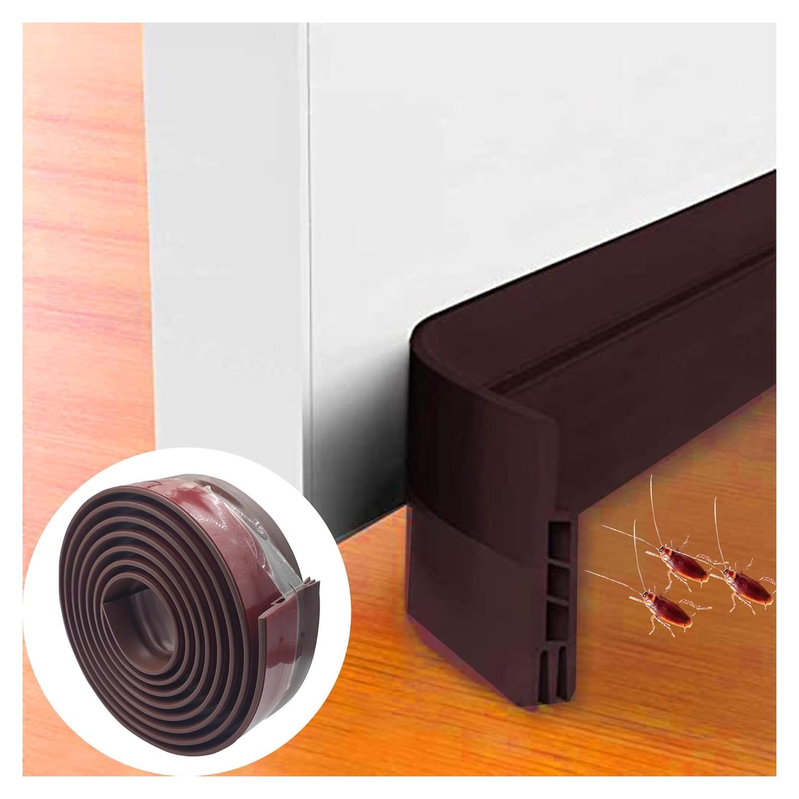 Detenedor de Corrientes de Aire DOHUG 1m Marrón para Puertas