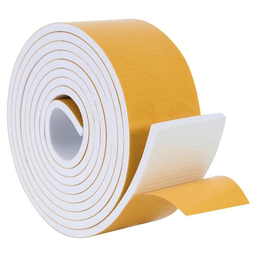 Cinta de Sellado de Espuma Dualplex 3.05m Blanca Aislante