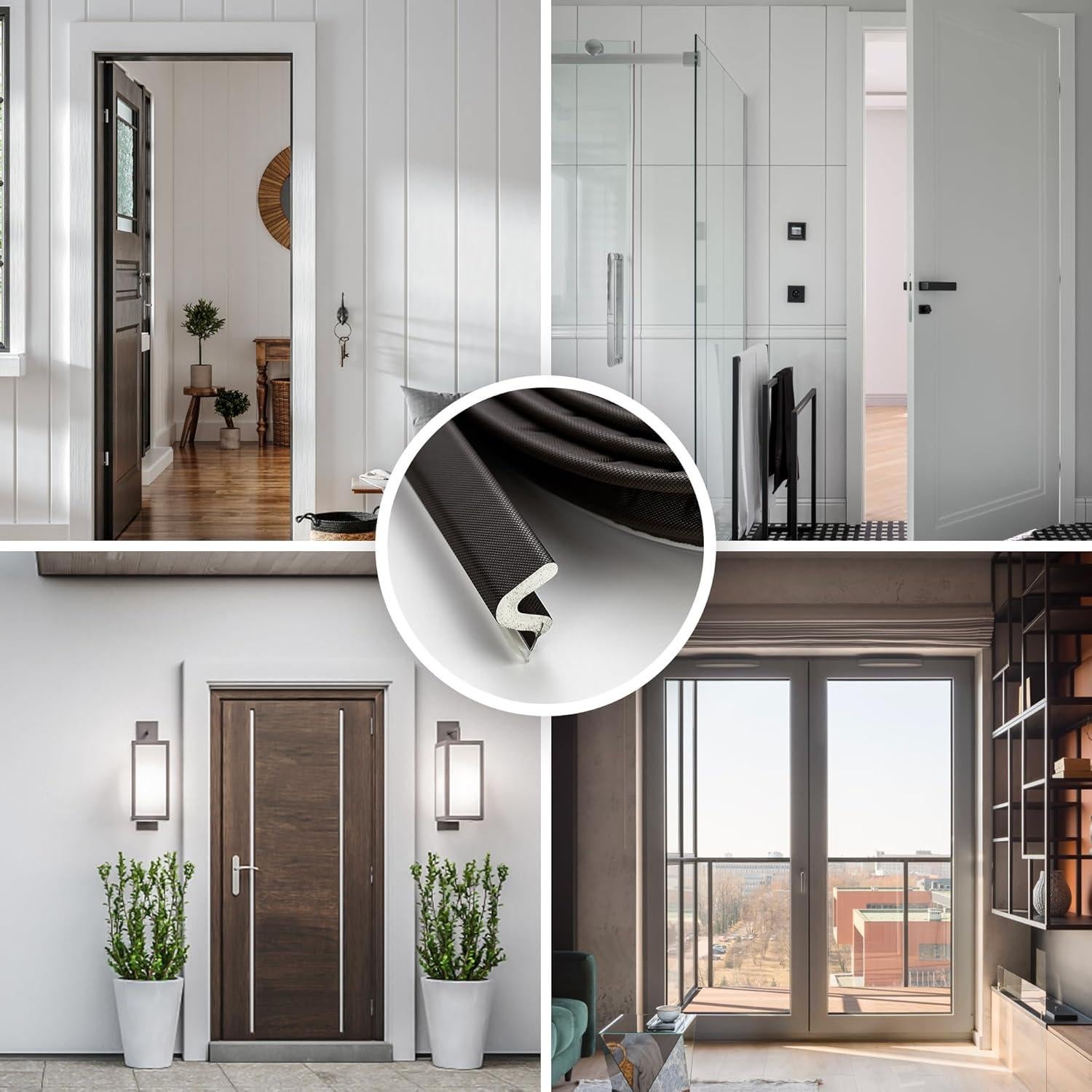 Tira de Sellado para Puerta Ravinte 6.04 m Aislamiento Acústico