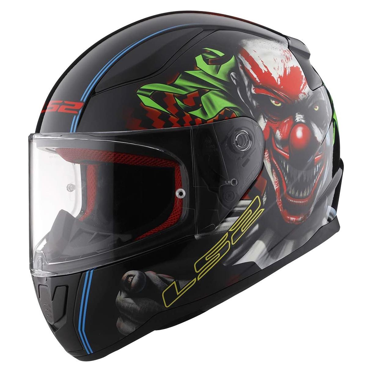 Casco LS2 Full Face Rapid Street Mediano Payaso Zombie