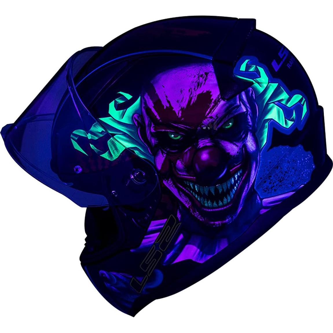 Casco LS2 Full Face Rapid Street Mediano Payaso Zombie