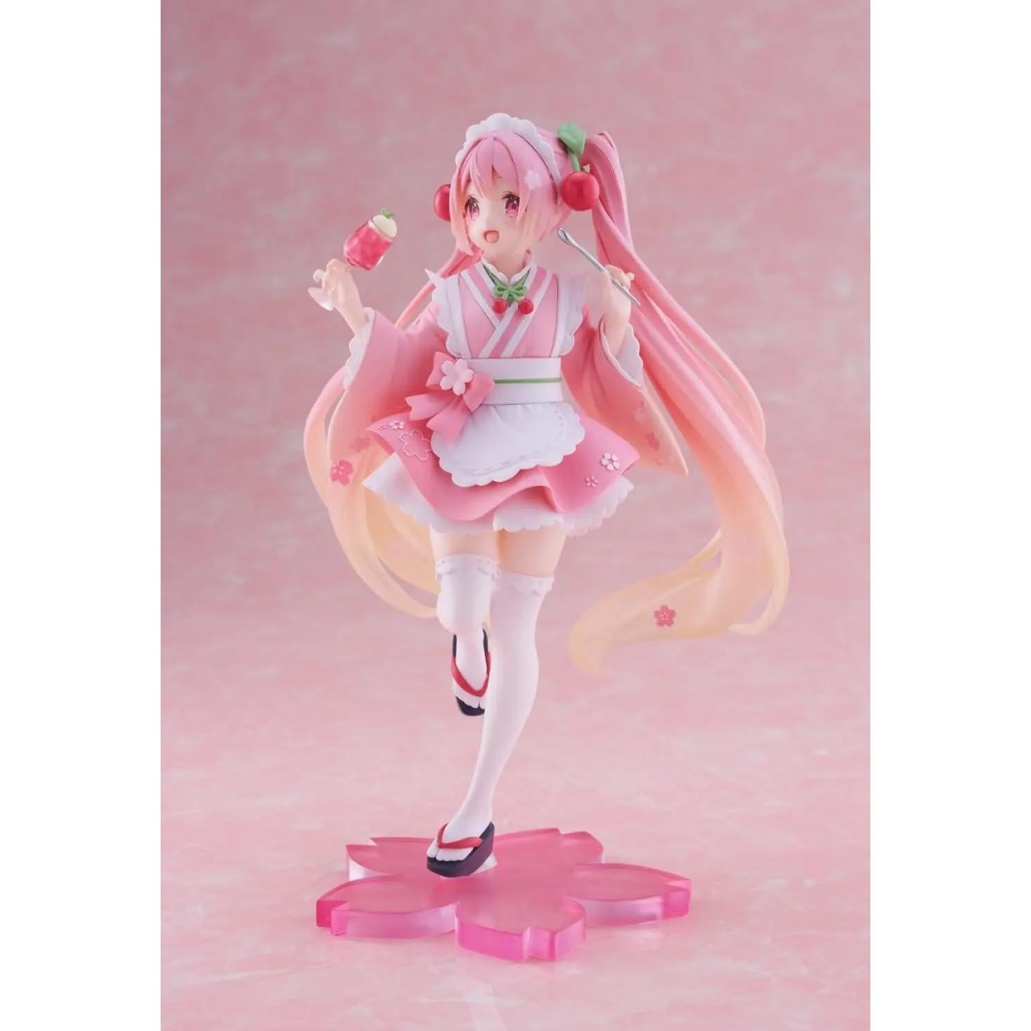 Figura Taito Sakura Miku Newley Written Café 12.7 cm