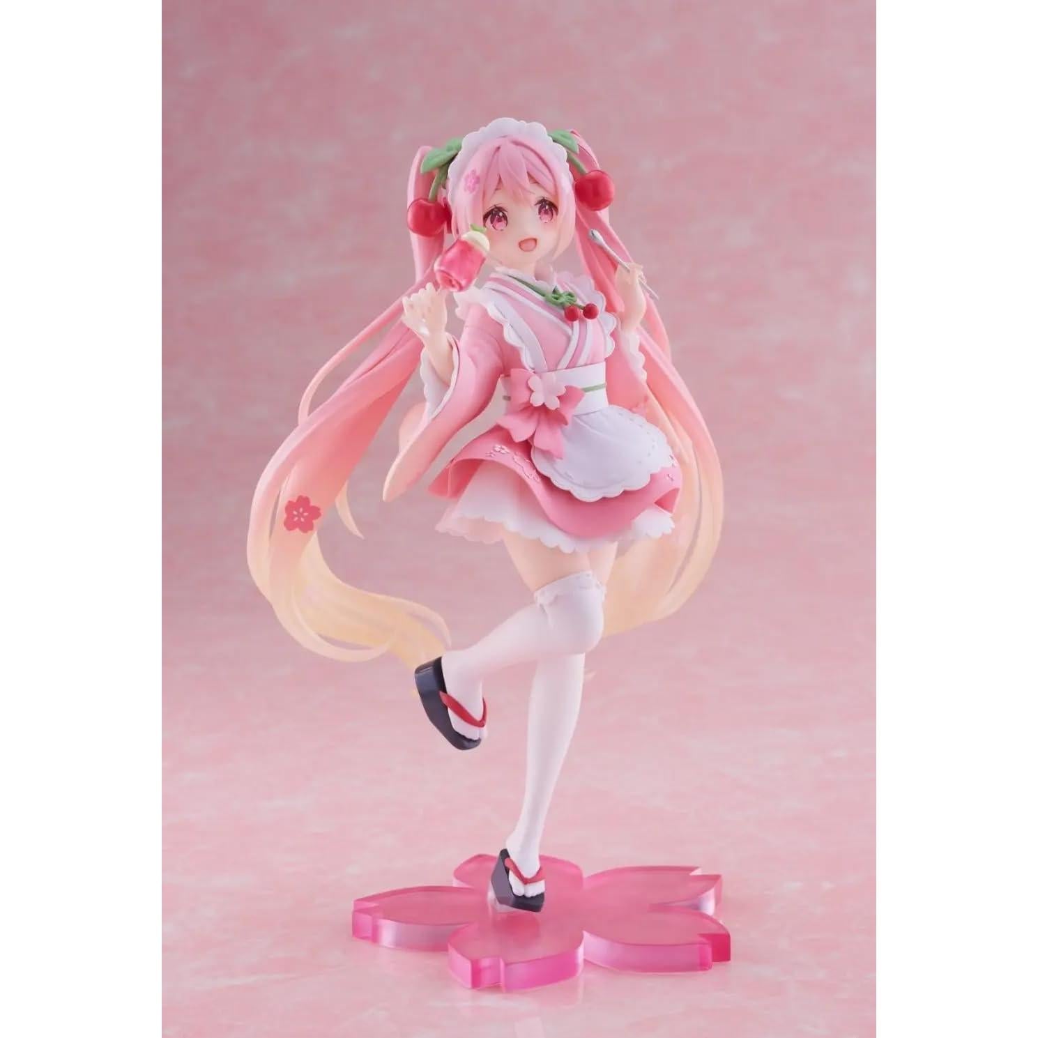 Figura Taito Sakura Miku Newley Written Café 12.7 cm