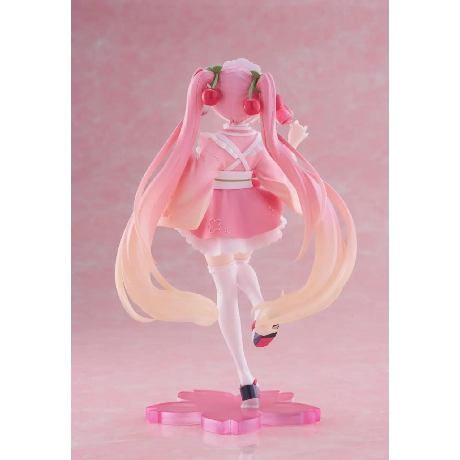 Figura Taito Sakura Miku Newley Written Café 12.7 cm