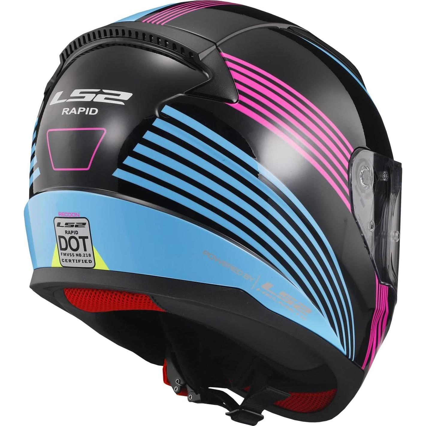 Casco LS2 Full Face Rapid Street XX-Large Azul Mate