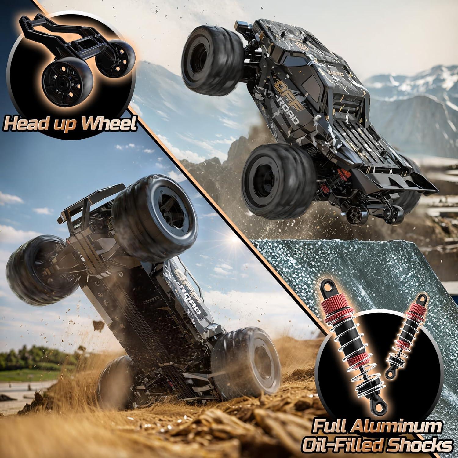 Coche RC Todo Terreno DEERC 9309E 1/16 40KM/H 4WD