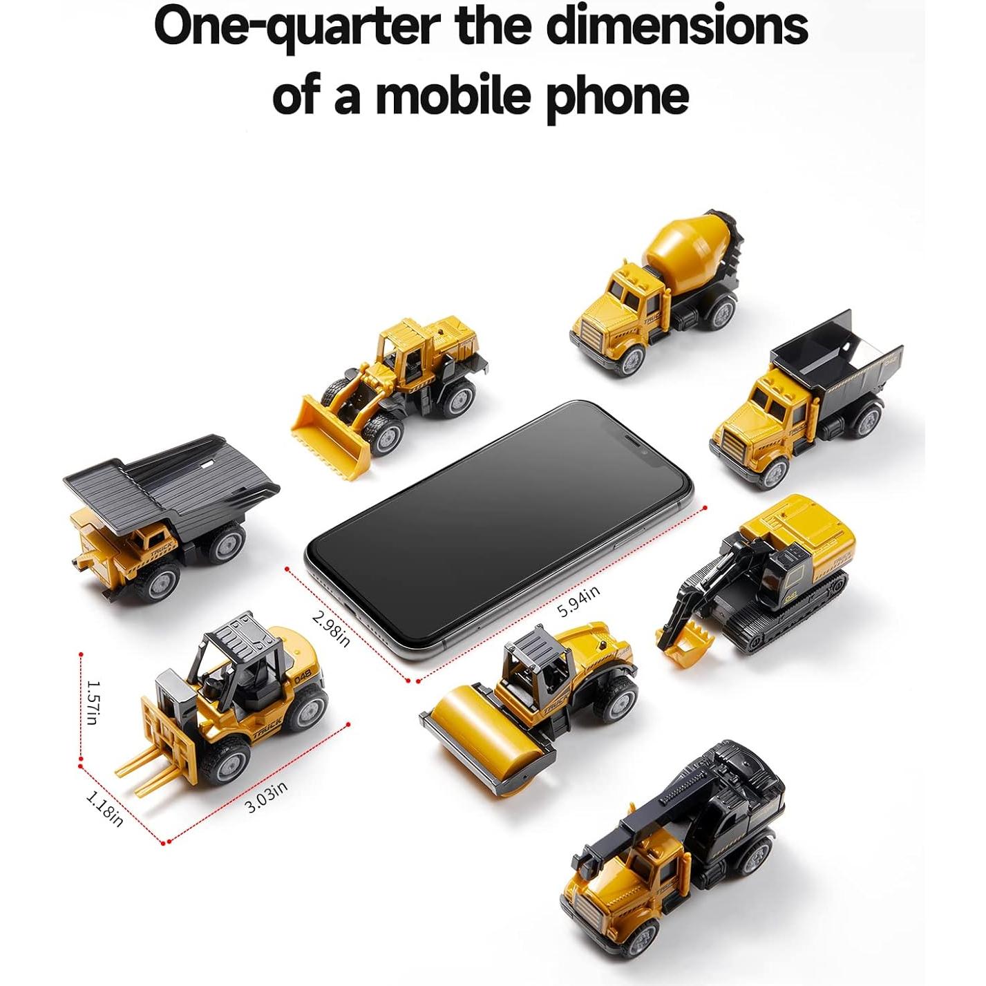 Juguetes de Construcción Geyiie - Camiones Mini 8 Piezas