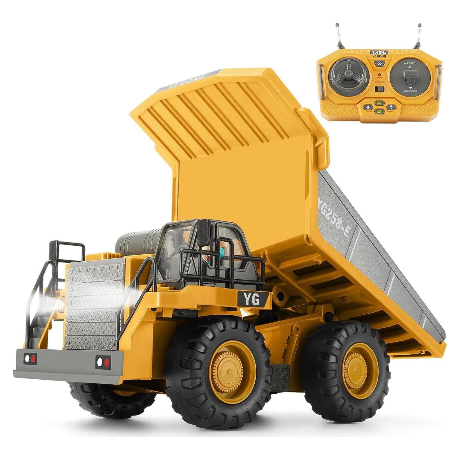 Camión Volquete RC KIZJORYA 1:20 con Luz y Sonido