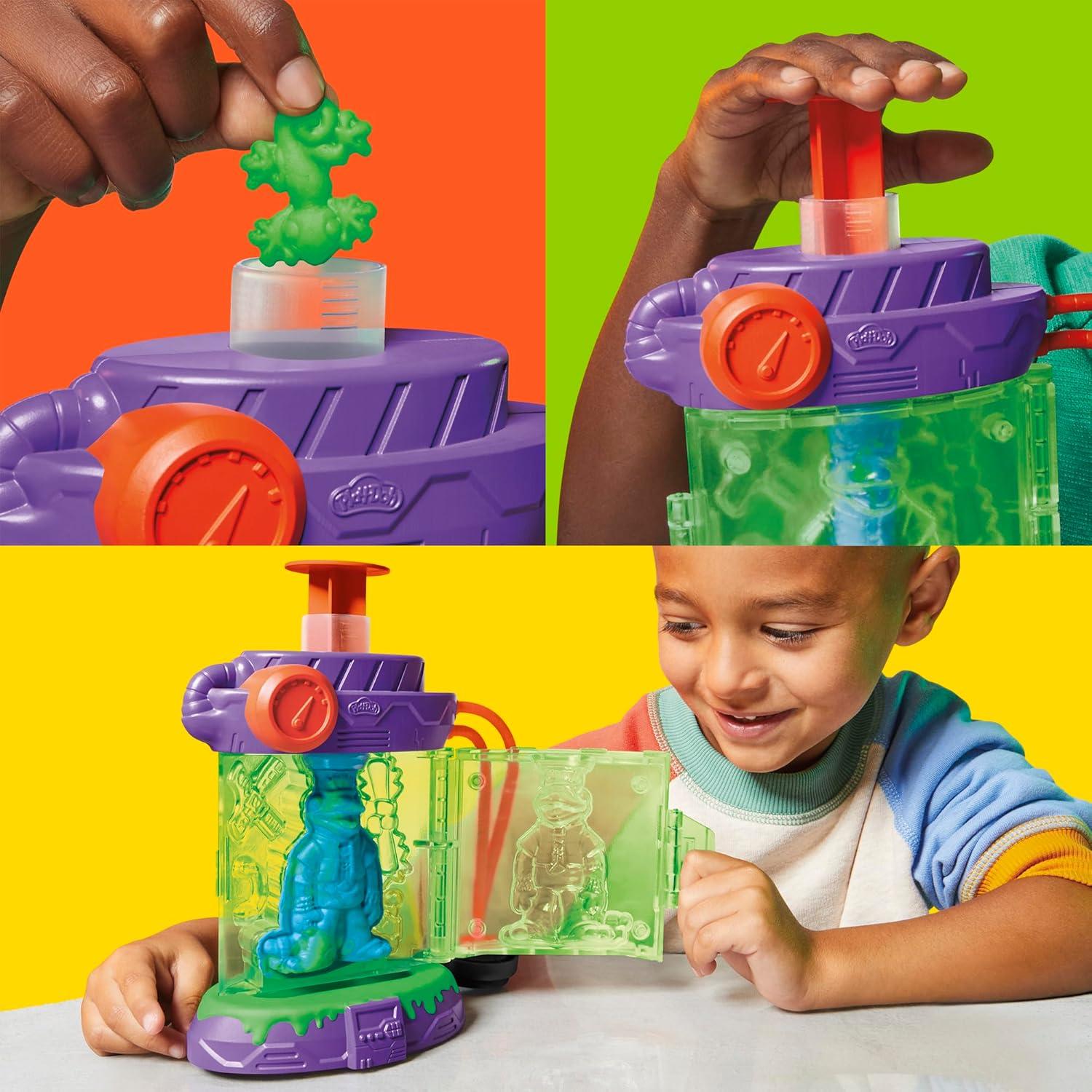 Play-Doh Estación de Mutación TMNT con Donatello 10 cm
