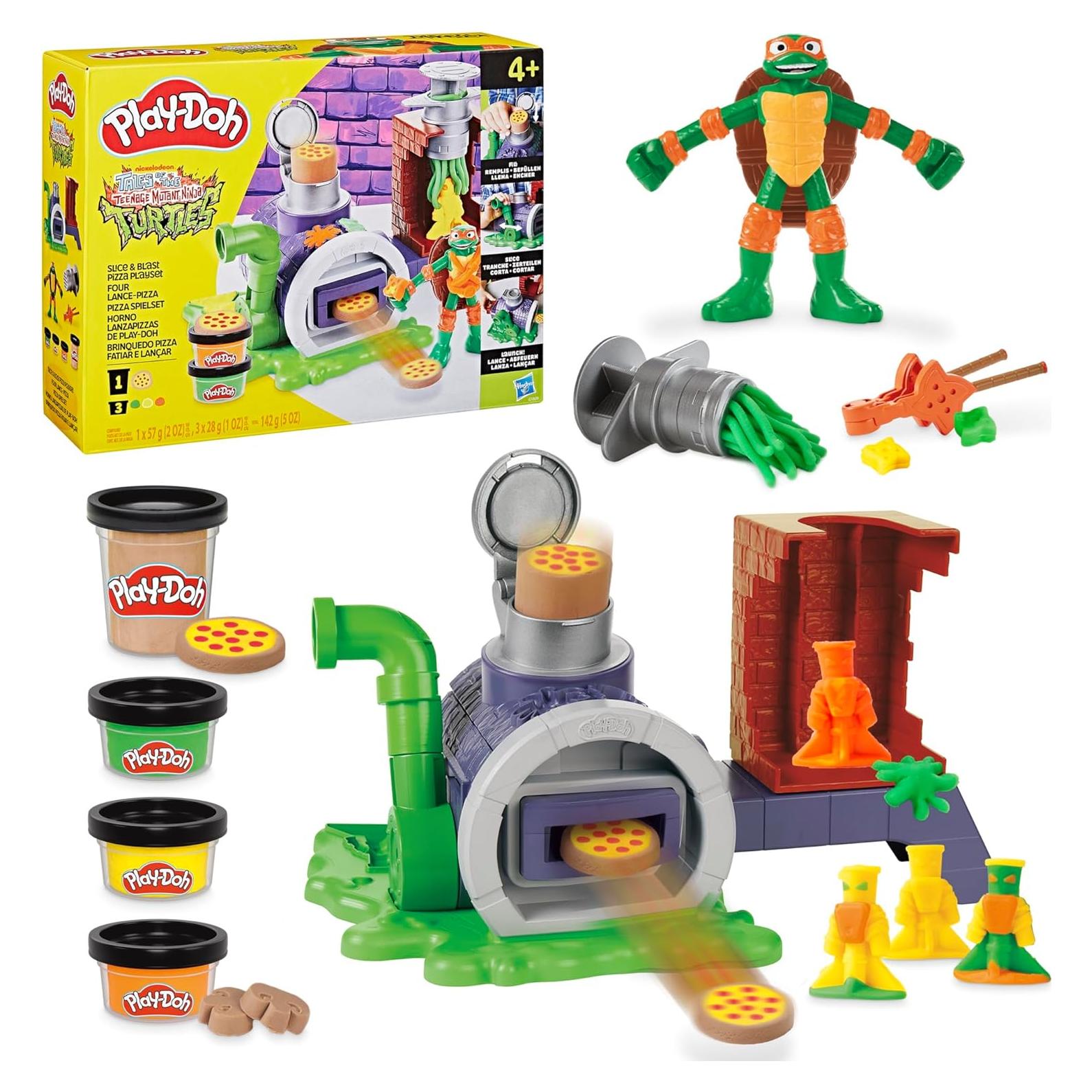 Set de Pizza Play-Doh Tortugas Ninja Michelangelo 0.89 kg