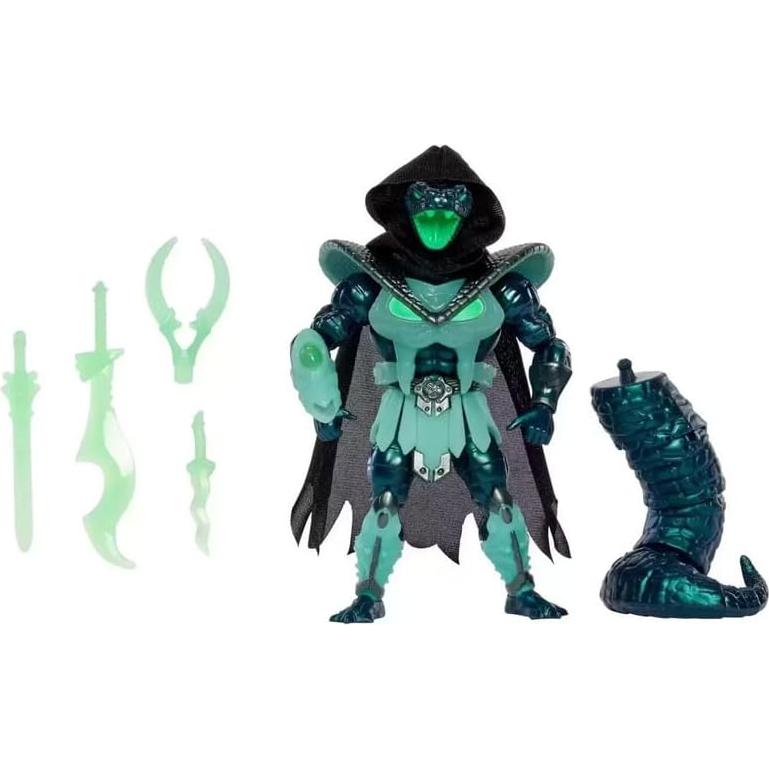 Figura de Acción MOTU Necro-Conda Mattel 13.97 cm Brilla en la Oscuridad
