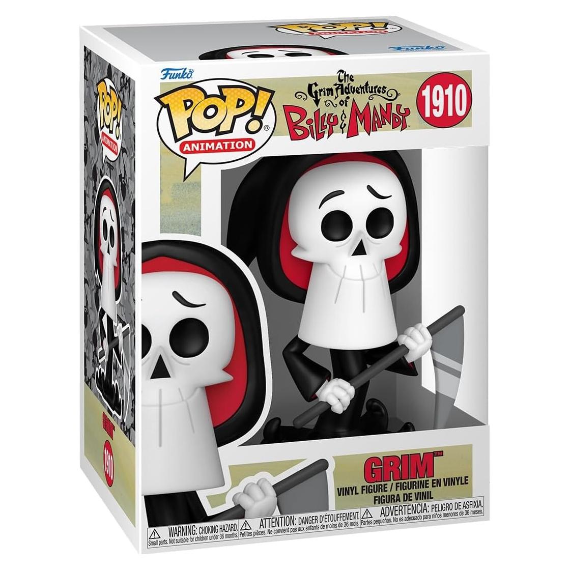 Figura de Vinilo Funko Pop Grim - Las Terribles Aventuras de Billy y Mandy - 11 cm