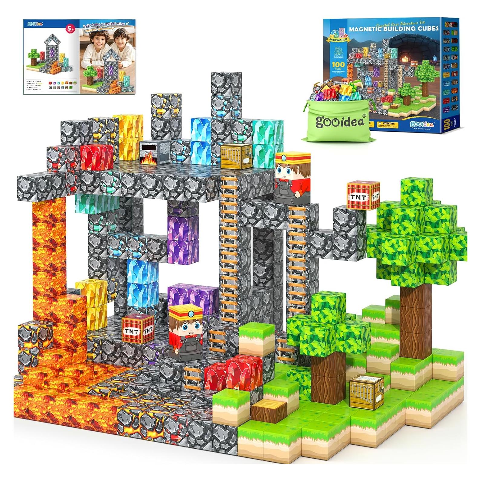 Bloques Magnéticos Gooidea 100PCS 2.5cm Juguetes Educativos