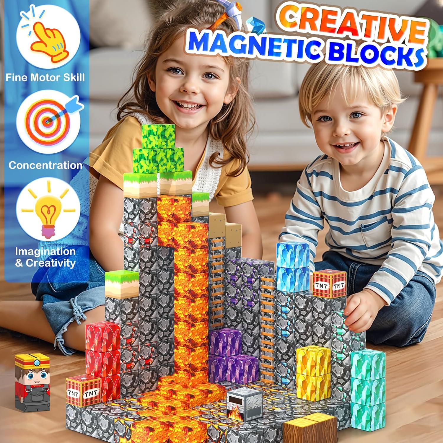 Bloques Magnéticos Gooidea 100PCS 2.5cm Juguetes Educativos
